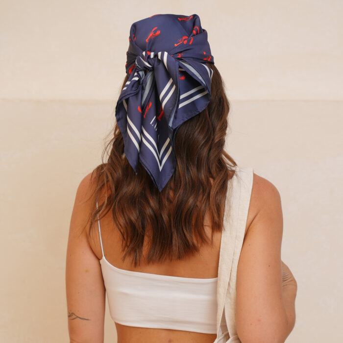 The Lobster Scarf - Navy - Image 4