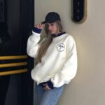 The Nautical Club Crewneck Cream/Navy - Image 5