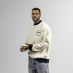 The Nautical Club Crewneck Cream/Navy