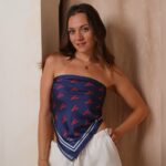 The Lobster Scarf - Navy
