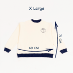 The Nautical Club Crewneck Cream/Navy - Image 5