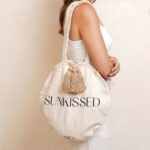 SUNKISSED Tasseled Tote Bag