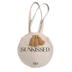 SUNKISSED Tasseled Tote Bag