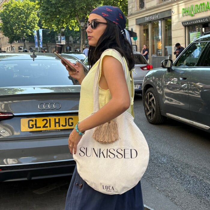 SUNKISSED Tasseled Tote Bag - Image 2
