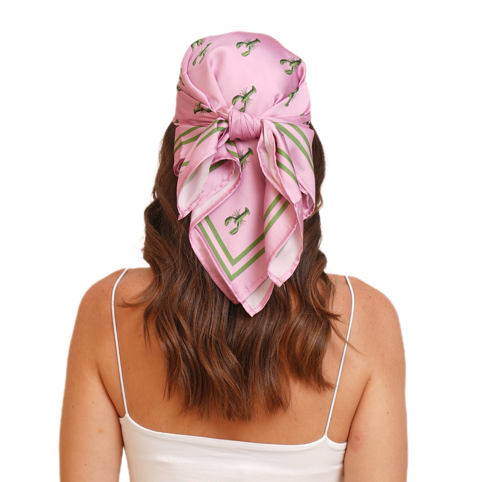 photo-output-32 The Lobster Scarf - Pink/Matcha Green - Image 1