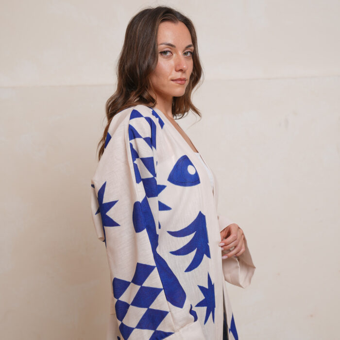 Sand and Waves Kimono - Image 3