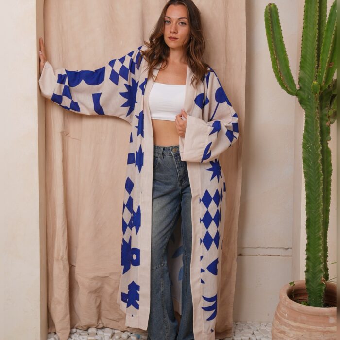 Sand and Waves Kimono - Image 1