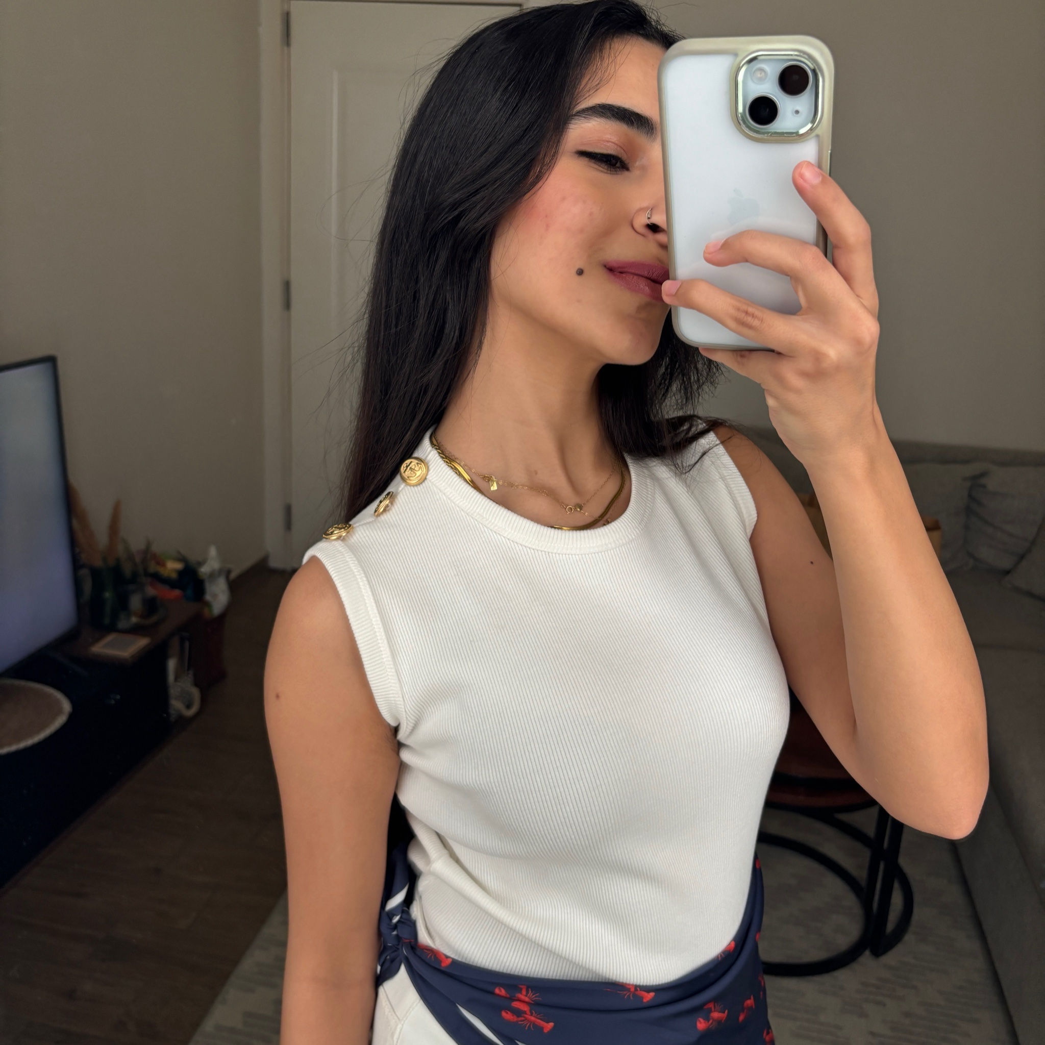photo-output-1-16 The Sailor Top - White - Image 1