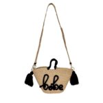 Embellished Jute Mini Babe Bag - Image 2