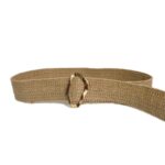 Jute Belt with Whimsical Gold Buckle