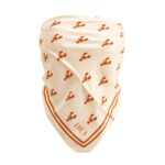 The Lobster Scarf - Tan & Cream