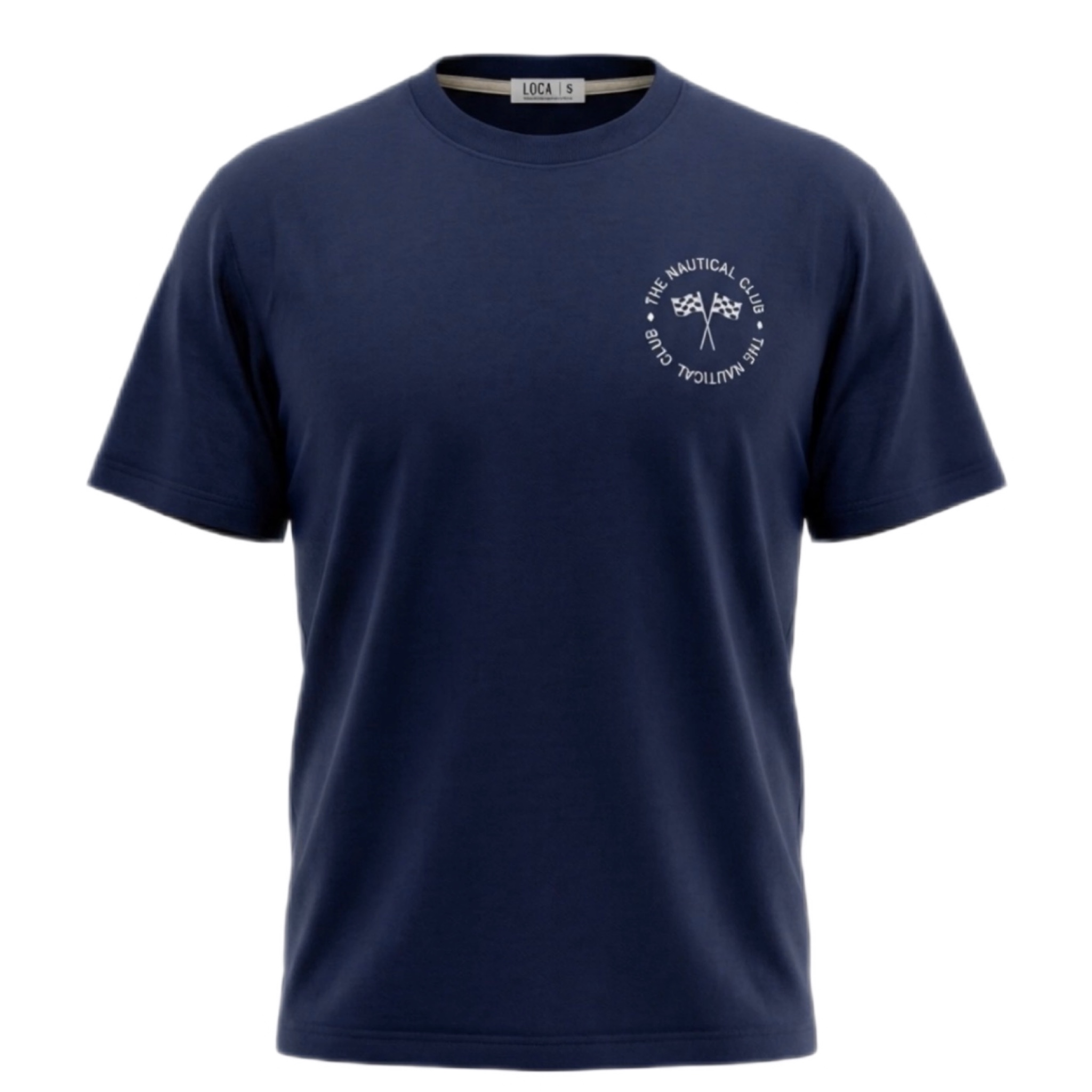 photo-output (13) The Nautical Club Navy T-Shirt - Image 1